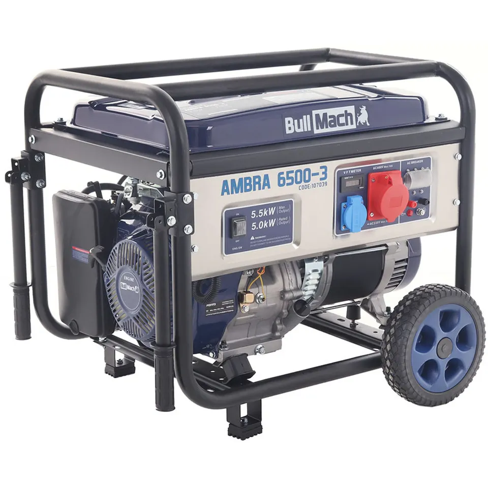 bullmach-ambra-6500-3-groupe-lectrog-ne-essence-5-5-kw-triphas image 1