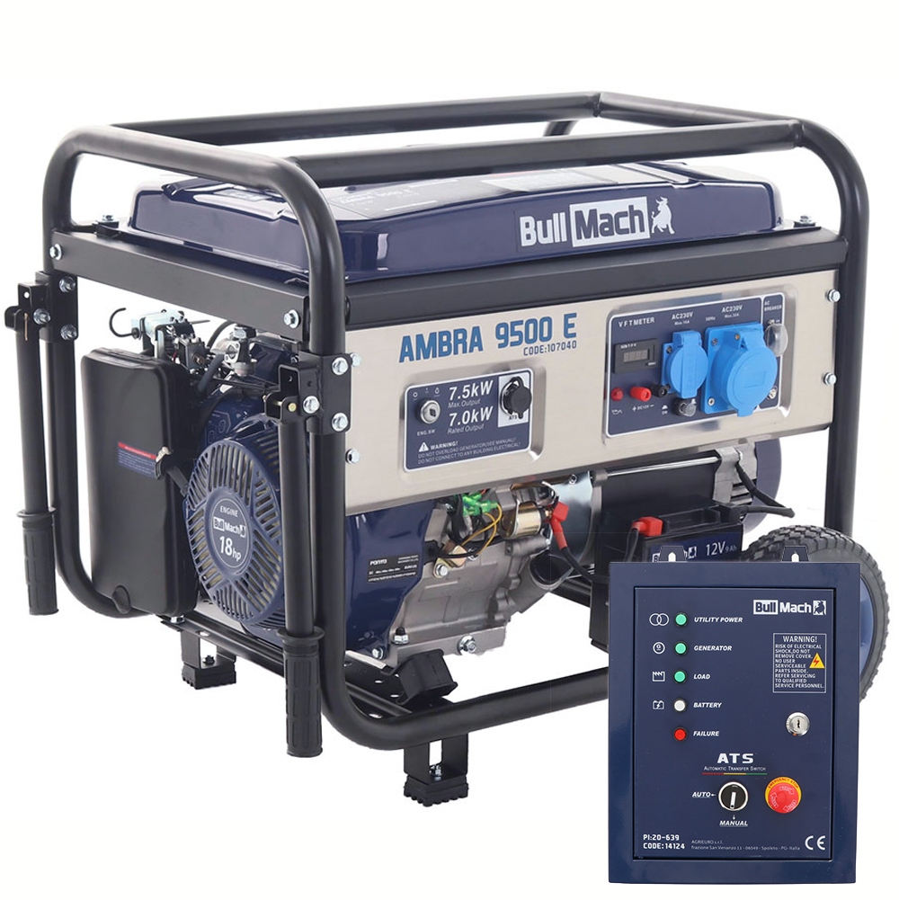 bullmach-ambra-9500-e-groupe-lectrog-ne-essence-7-5-kw-ats image 1